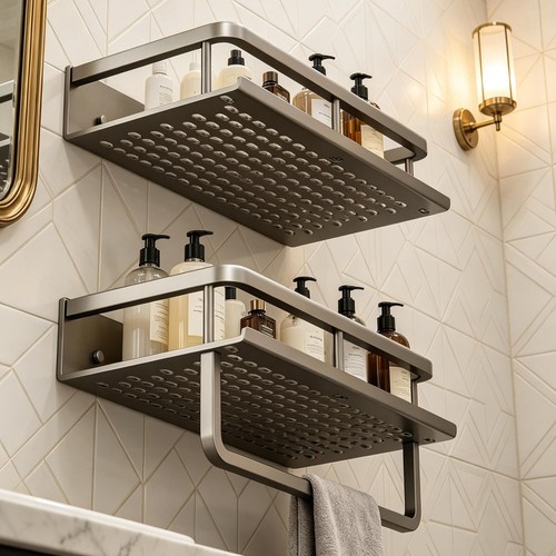 Wall mount shower - shower, caddy