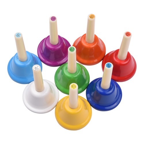 8pcs colorful handbell 8 - handbell,