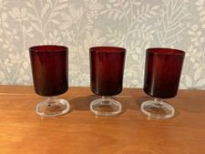 3x Retro French Luminarc