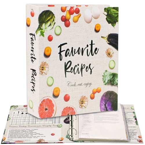 Recipe binder ring - recipe, a4