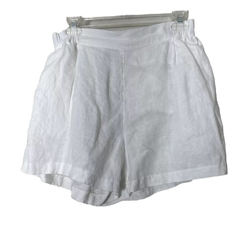 White linen short - linen,