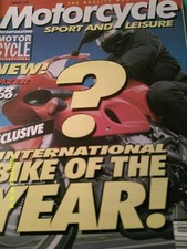 Motorcycle Sport and Leisure 02/98 Suzuki GSX-R750, Yamaha Fazer FZS600, Honda