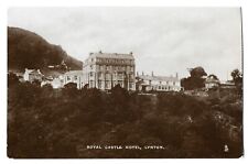 RP Lynton Royal Castle Hotel real photo postcard Devon