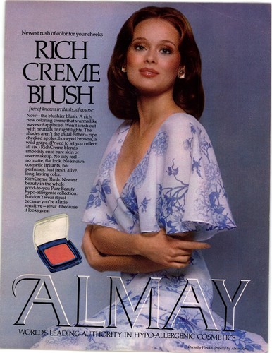 Almay rich creme blush vintage - rich,