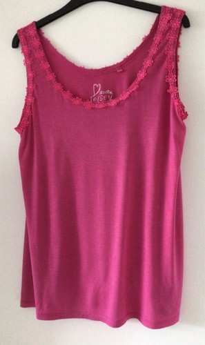 Pink sleeveless top daisy - sleeveless,