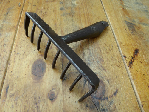 Vintage rake head garden - head,,