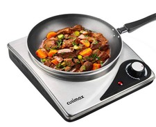 CUSIMAX Hot Plate for Electric Cooking Portable Single Hob, Cooktop Table Top
