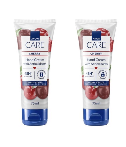 2xavon care cherry hand cream - care,