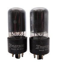 Pair Emerson by RCA 6V6GT