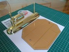 Vintage 80s Brass Wall Light