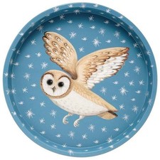 Dog and Dome Serving Tray Owl