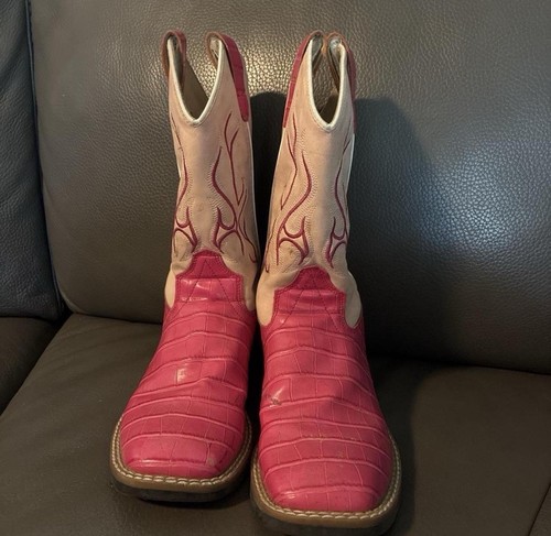 Old west girls faux crocodile - old,