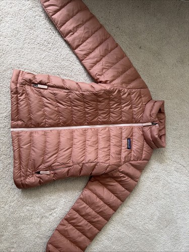 Youth large pink patagonia - large,