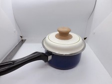 Vintage swan enamel saucepan