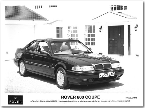 Rover 800 coupe press - 800,