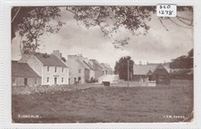 KIRKCOLM Wigtownshire  Village houses  / some people