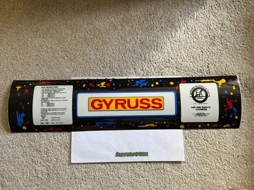 Gyruss arcade game - , marquee