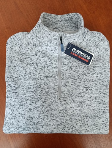 Surfanic marl bastion half zip - half,