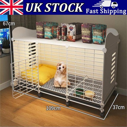 Dog crate end table - table,