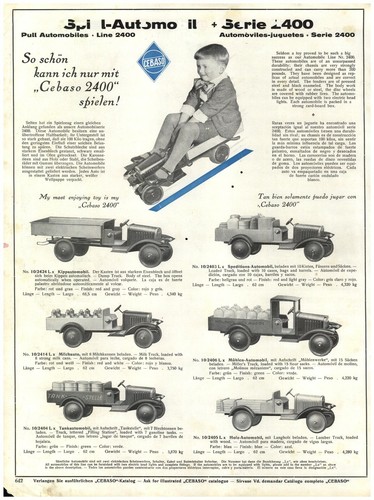 1930 paper toys - ad, german