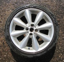 DAMAGED 17" MINI Conical Spoke Silver R121 Alloy Wheel R55 R56 R57 - 6791945 #JH