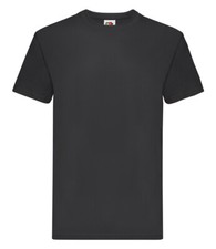 Mens Super Premium T-Shirt - Fruit of the Loom Short Sleeve Tee - Fast Delivery
