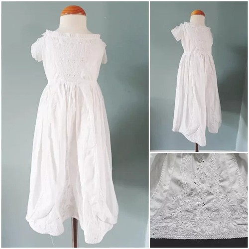 Antique childs dress gown - antique,