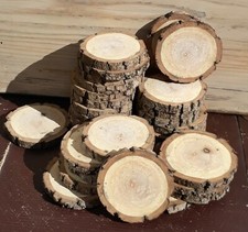 Wooden Slices LOCAL Wood Log Coasters Discs 2-23CM Round Rustic Wedding Crafts