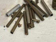 Round Brass Bar Rods Solid And Brake Tube With A Few Small Aluminium Tubes