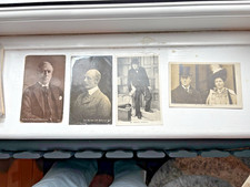 4 POLITICAL POSTCARDS Real