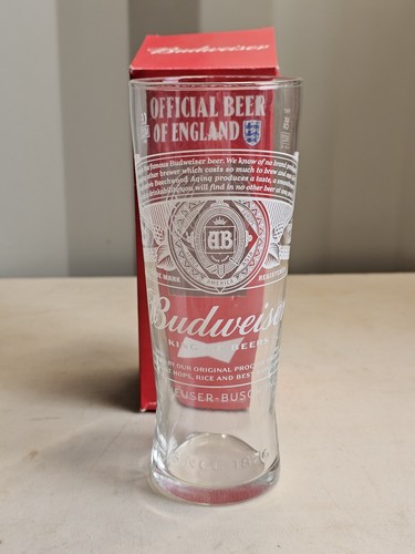Budweiser pint glasses set - pint, of