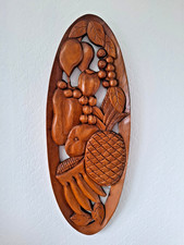 Vintage MCM Hand Carved Wooden