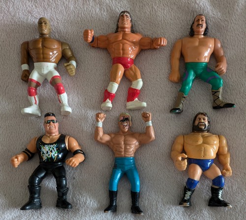 Figure bundle wwf hasbro - figure,
