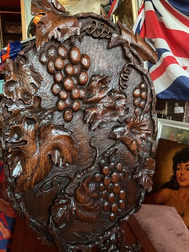 Antique carved black forest - carved,
