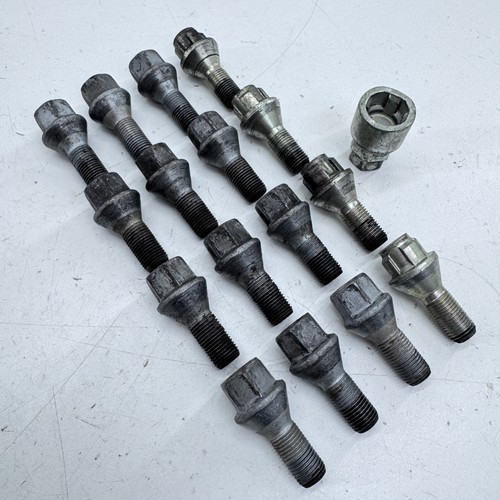 Fiat 500 locking wheel nut - wheel, set