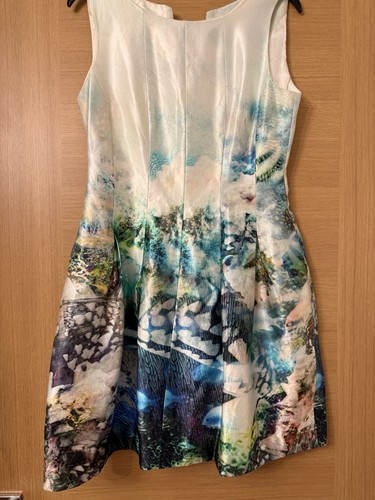Zara basic dress unusual - zara, print