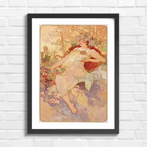 Art nouveau woman - art,
