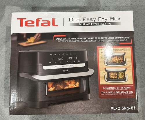Tefal ey9228g1 dual air fryer - ey9228g1,