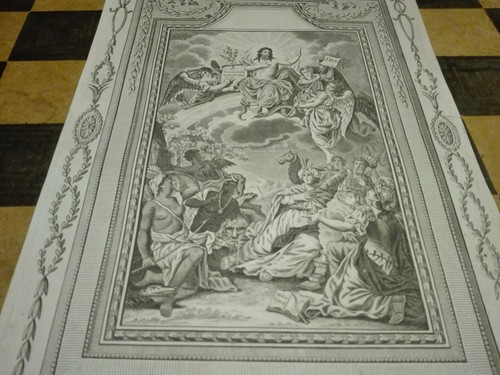 18th century engraving the - ,