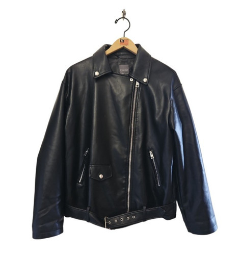 Primark black faux leather - faux,