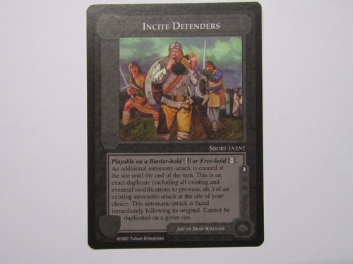 Incite defenders middle - -,