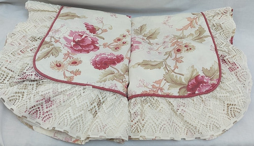 Vintage lace edged pretty - lace,