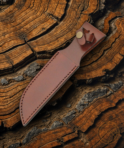 Brown leather sheath for - brown,