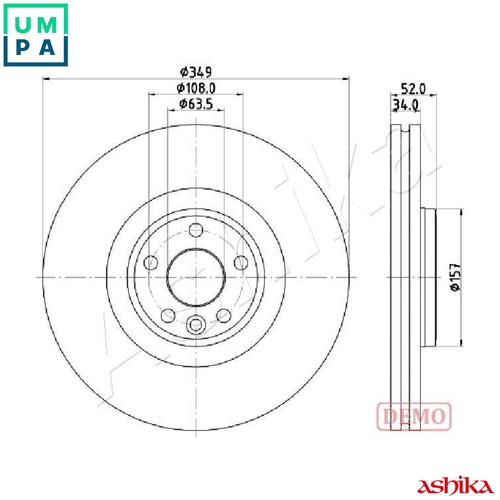 Brake disc l17c for - brake,