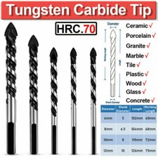 5Pcs Dry Diamond Drill Bits For Granite Tile Glass Porcelain Marble Ceramic Set