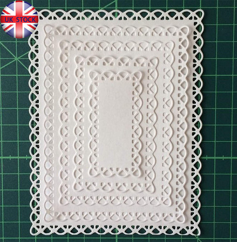 5pcs lace rectangle frame - lace,