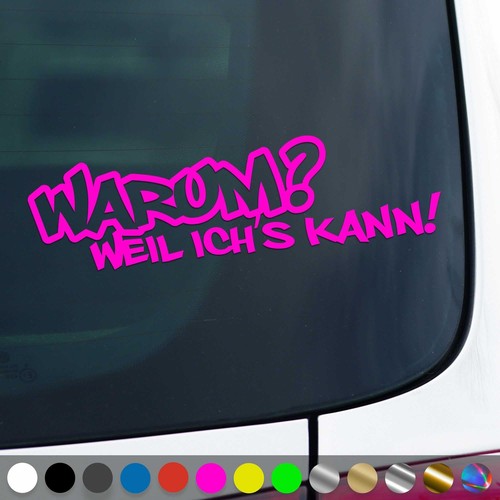 Why sticker because - i, can