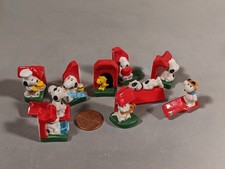 Snoopy and Woodstock Dog House French Feves  Figures Ephipany Cake