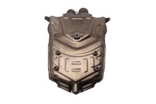 Exhaust muffler dual outlet