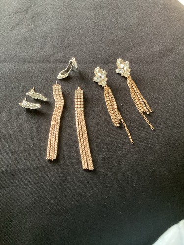 Diamanté earrings bumdle plus - earrings,